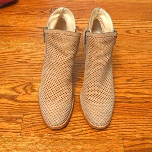 EUC Paul Green perforated booties size 10
